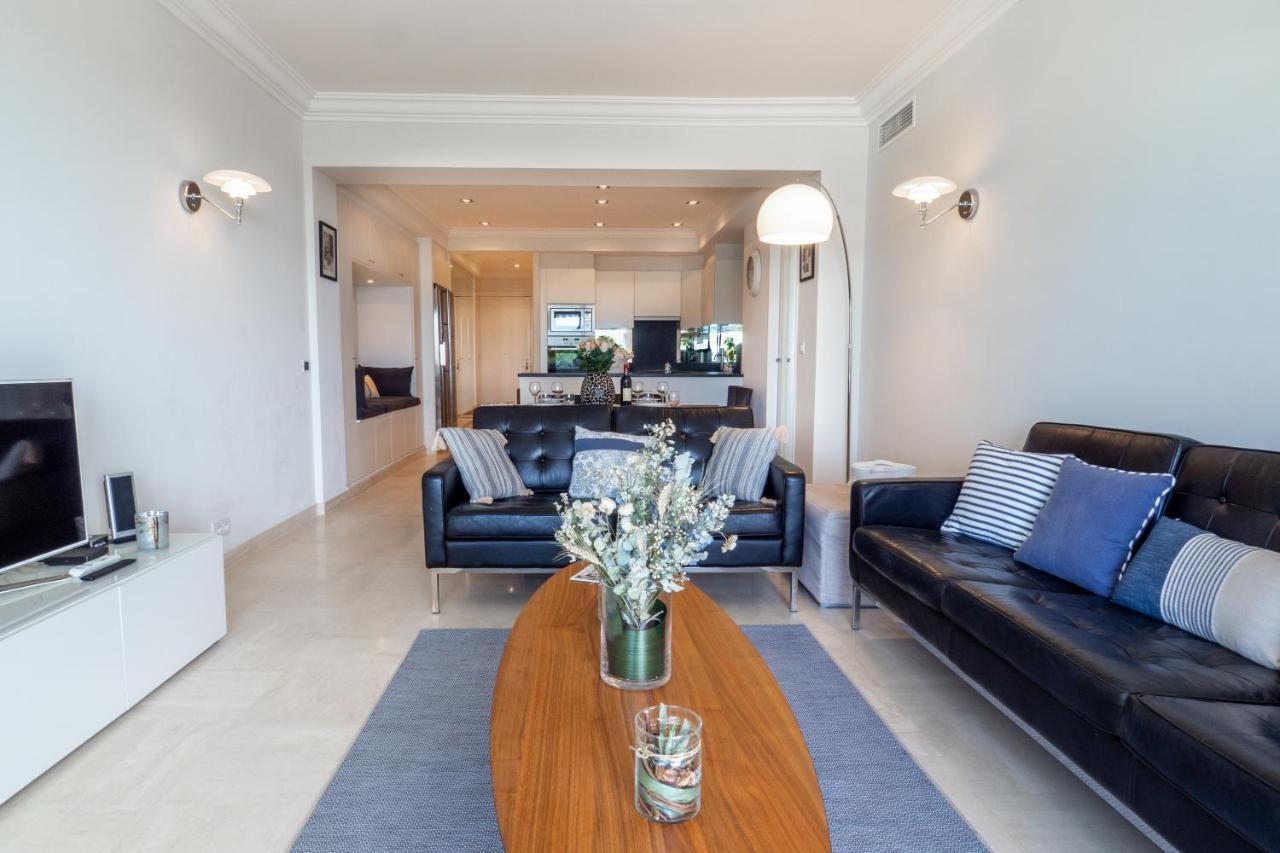 Cannes Croisette Superbe 3P Front De Mer Bagian luar foto