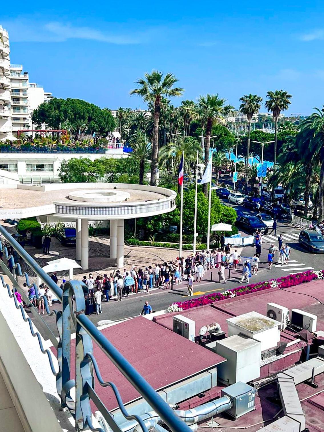 Cannes Croisette Superbe 3P Front De Mer Bagian luar foto